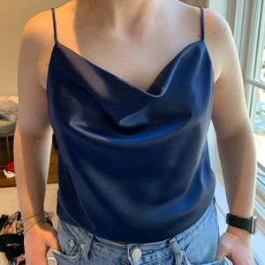 Silk Cowl Neck Camisole